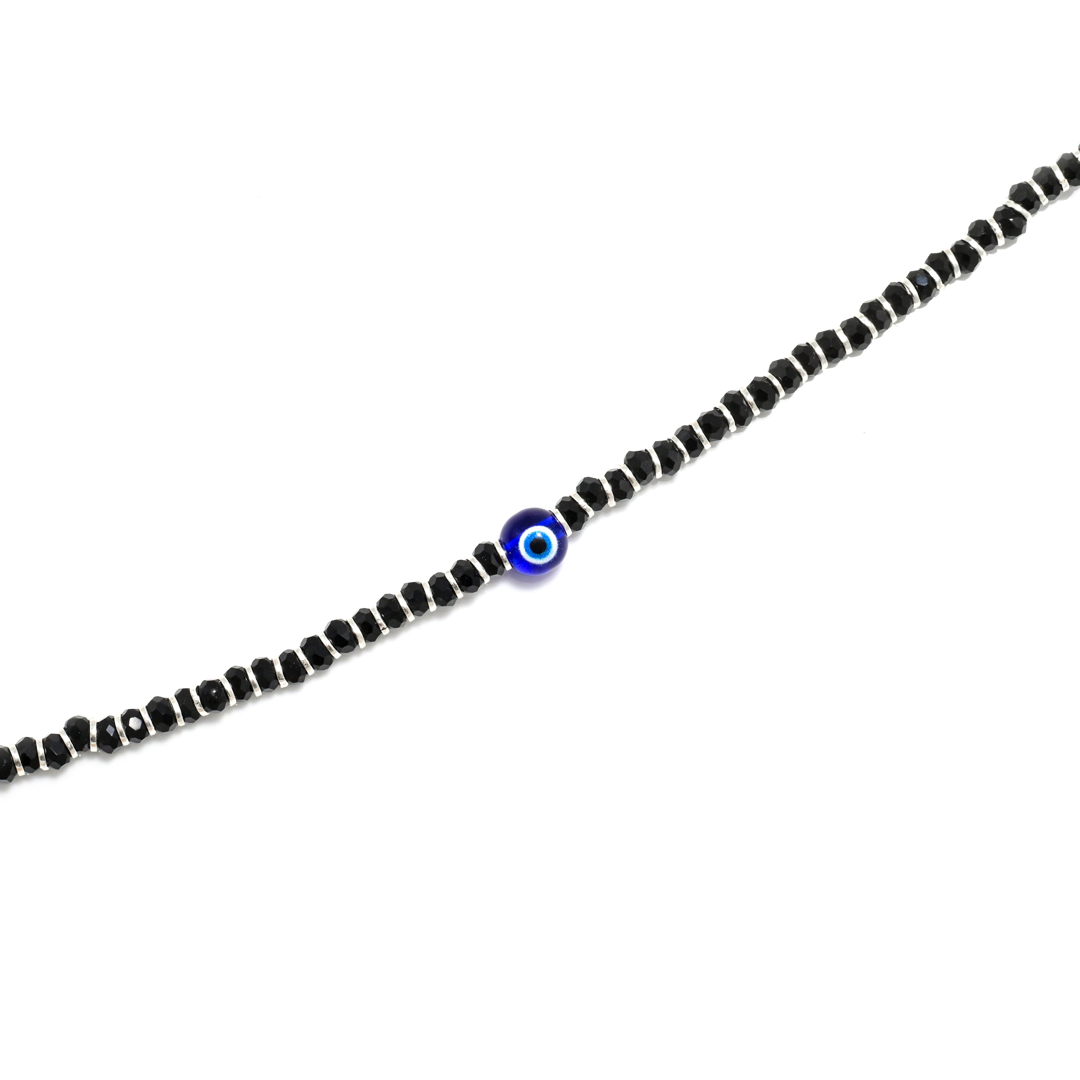 Elegant 22kt Gold Beaded Couple Bracelets – Black & Gold Design