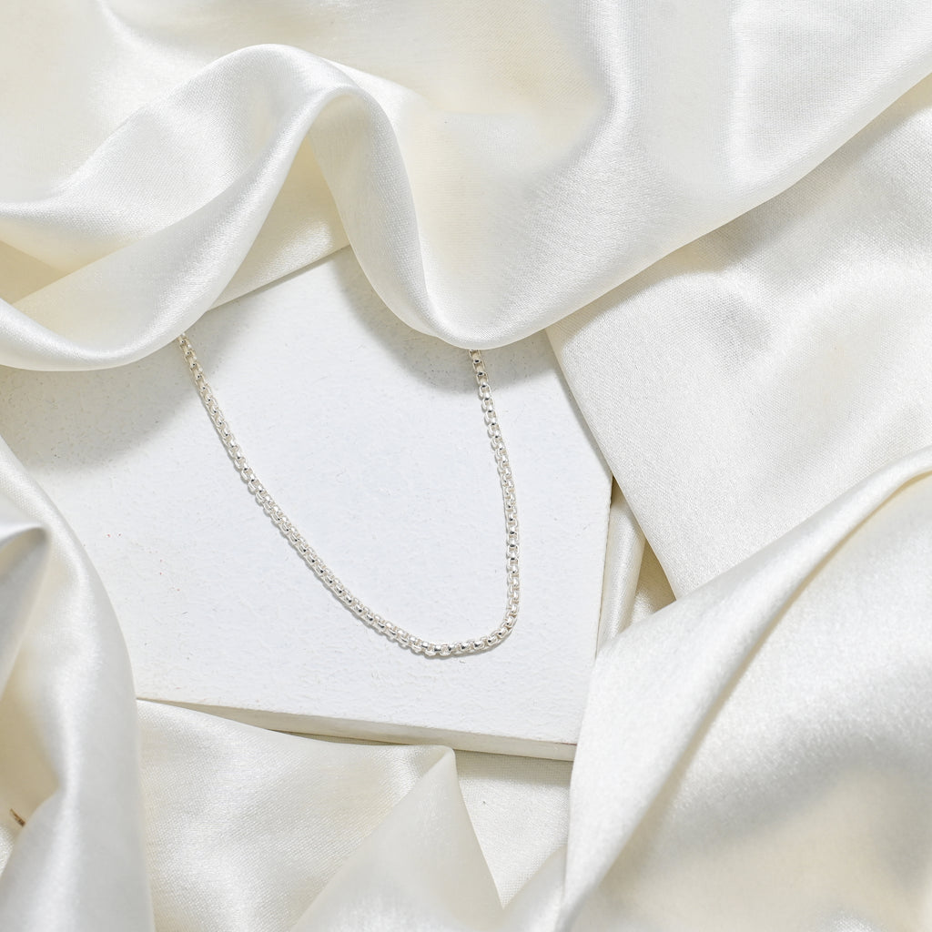 925 Sterling Silver Women Chain Necklace Everyday Wear Silver Jewellery