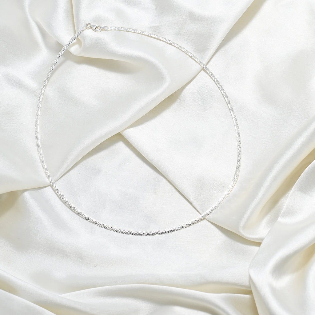 925 Sterling Silver Women Chain Necklace – Real Silver Jewelry for Women