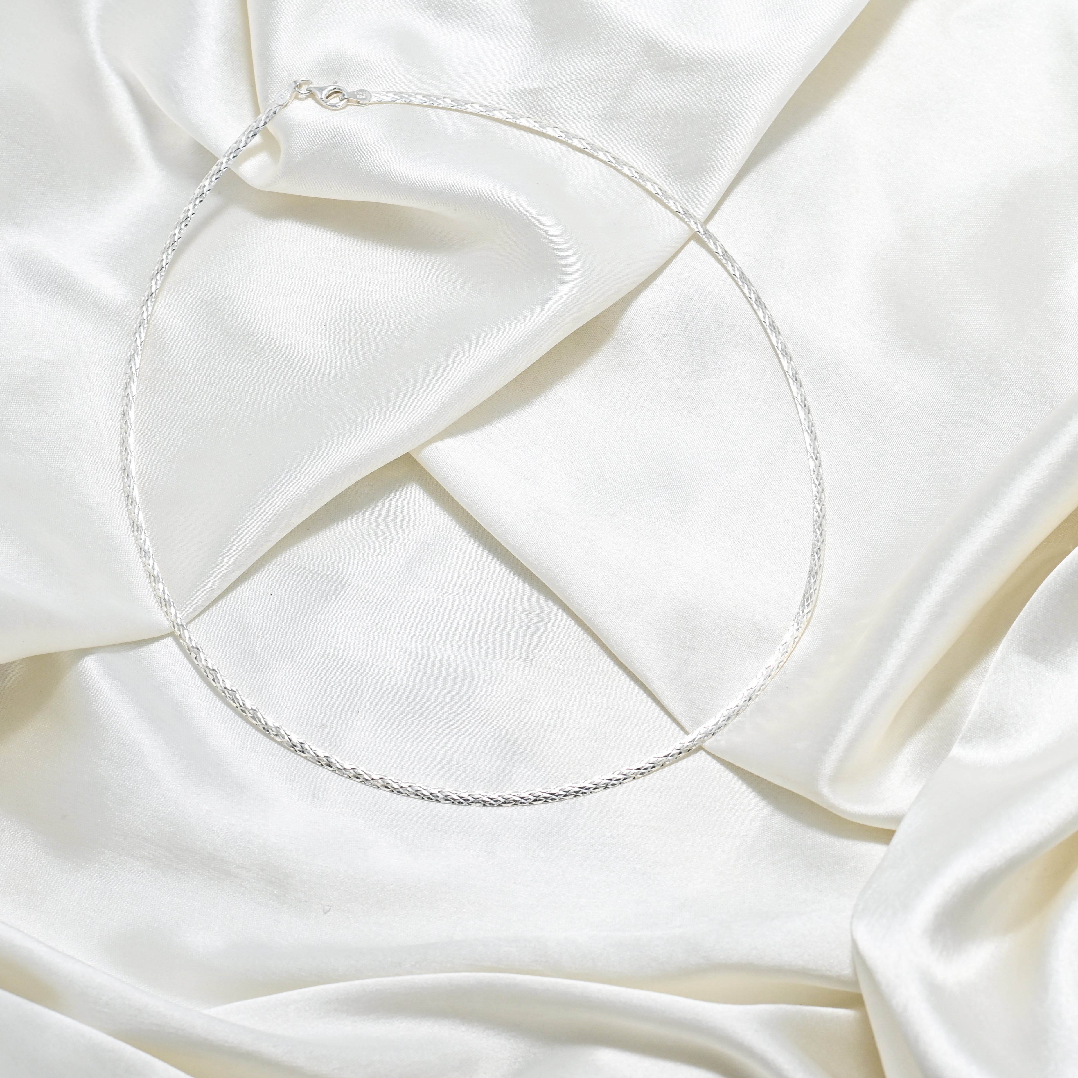 925 Sterling Silver Women Chain Necklace – Real Silver Jewelry for Women