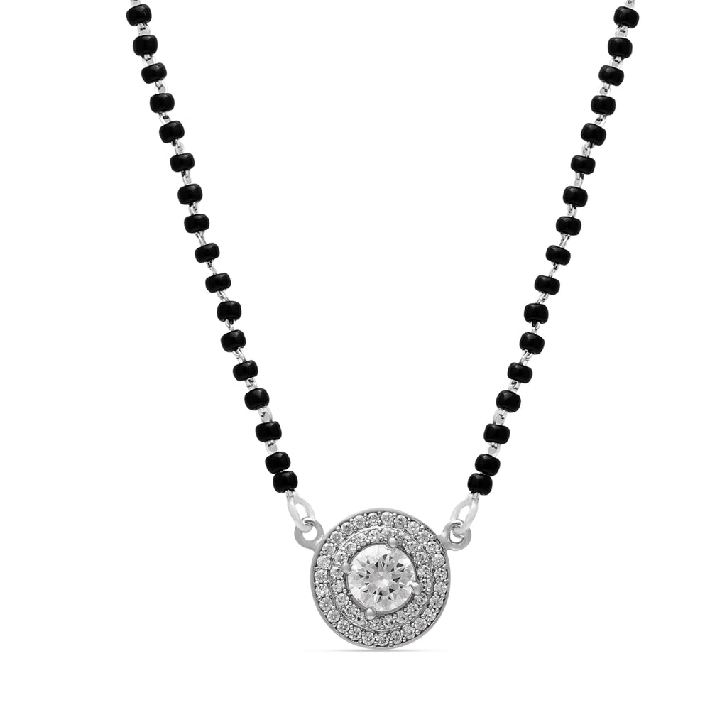 Indian 925 Sterling Silver Mangalsutra Necklace