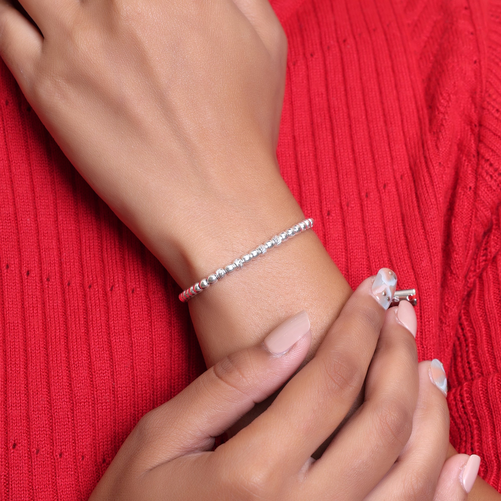 Women’s 925 Sterling Silver Bracelet – Delicate, Elegant & Hypoallergenic