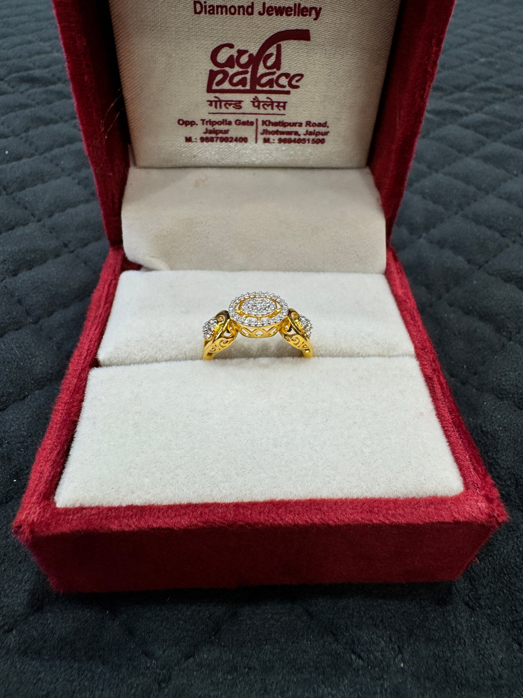 Trendy 925 Sterling Silver Round Cut Cubic Zirconia Ring for Women  Fashion Cocktail Jewelry