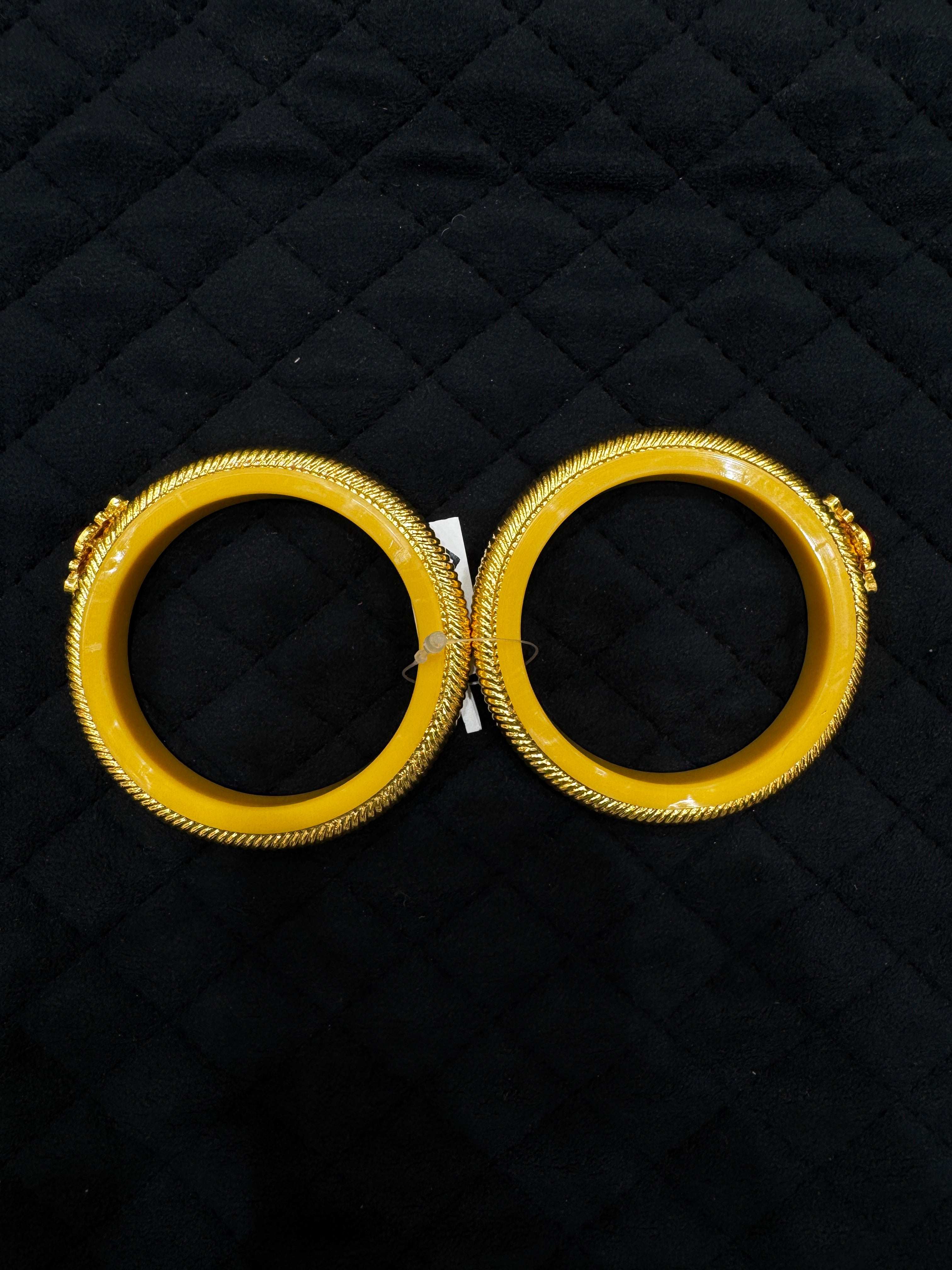 22KT HUID Gold Bangle Set, Minimal Traditional Jewelry