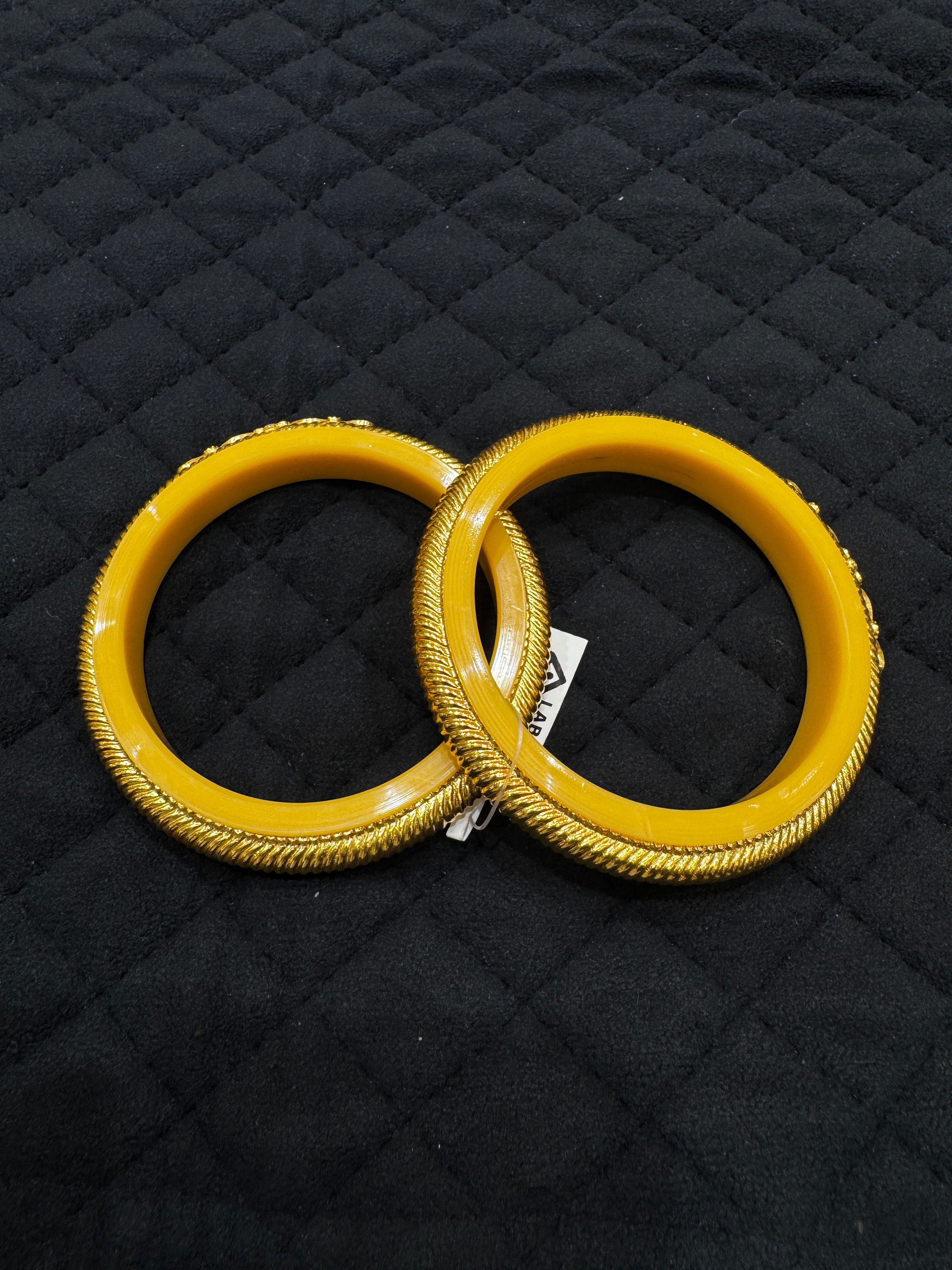 22KT Gold Bangles Set of 2, Traditional Bangle Gift for Her