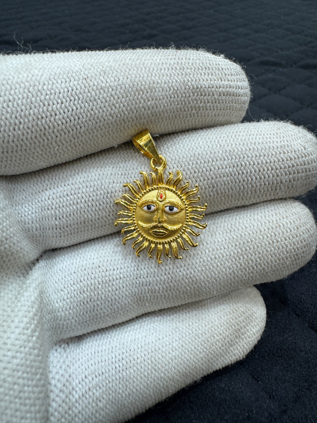 Spiritual Pendant in Pure 22kt Gold Everyday Wear