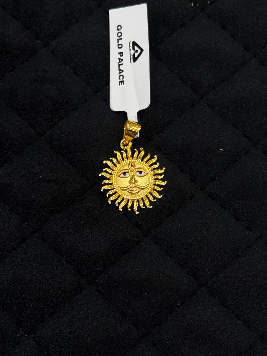 Spiritual Pendant in Pure 22kt Gold Everyday Wear