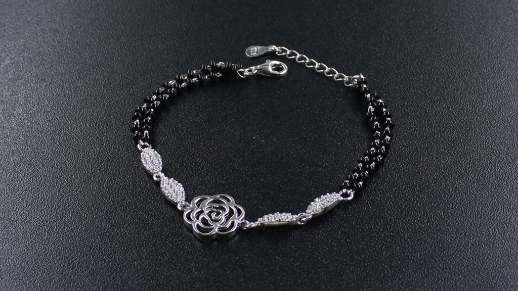 925 Sterling Silver Bracelet – Dainty Adjustable Chain for Women