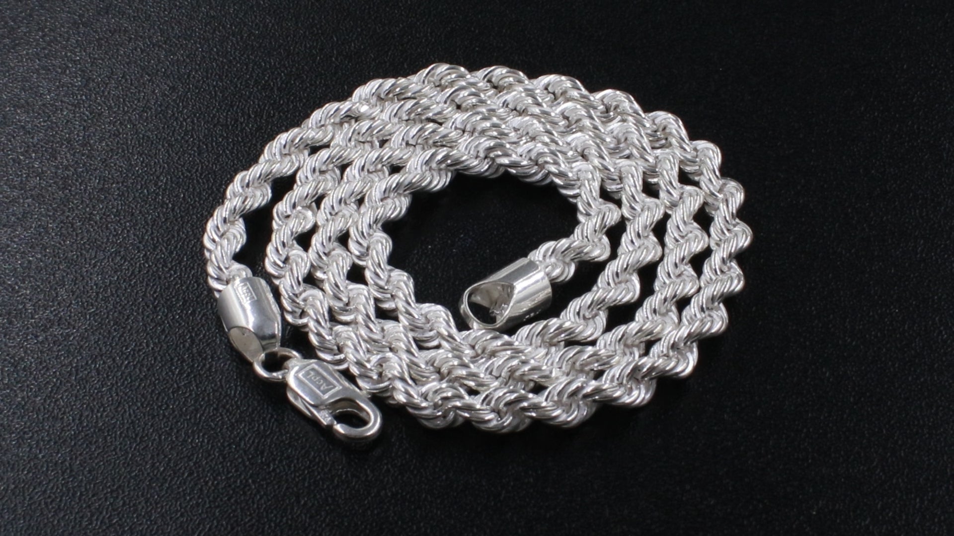Real 925 Sterling Silver Chain Necklace for Men