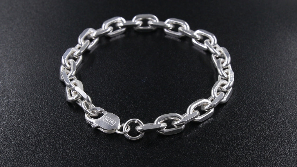 Genuine 925 Sterling Silver Chain Bracelet – Timeless & Chic
