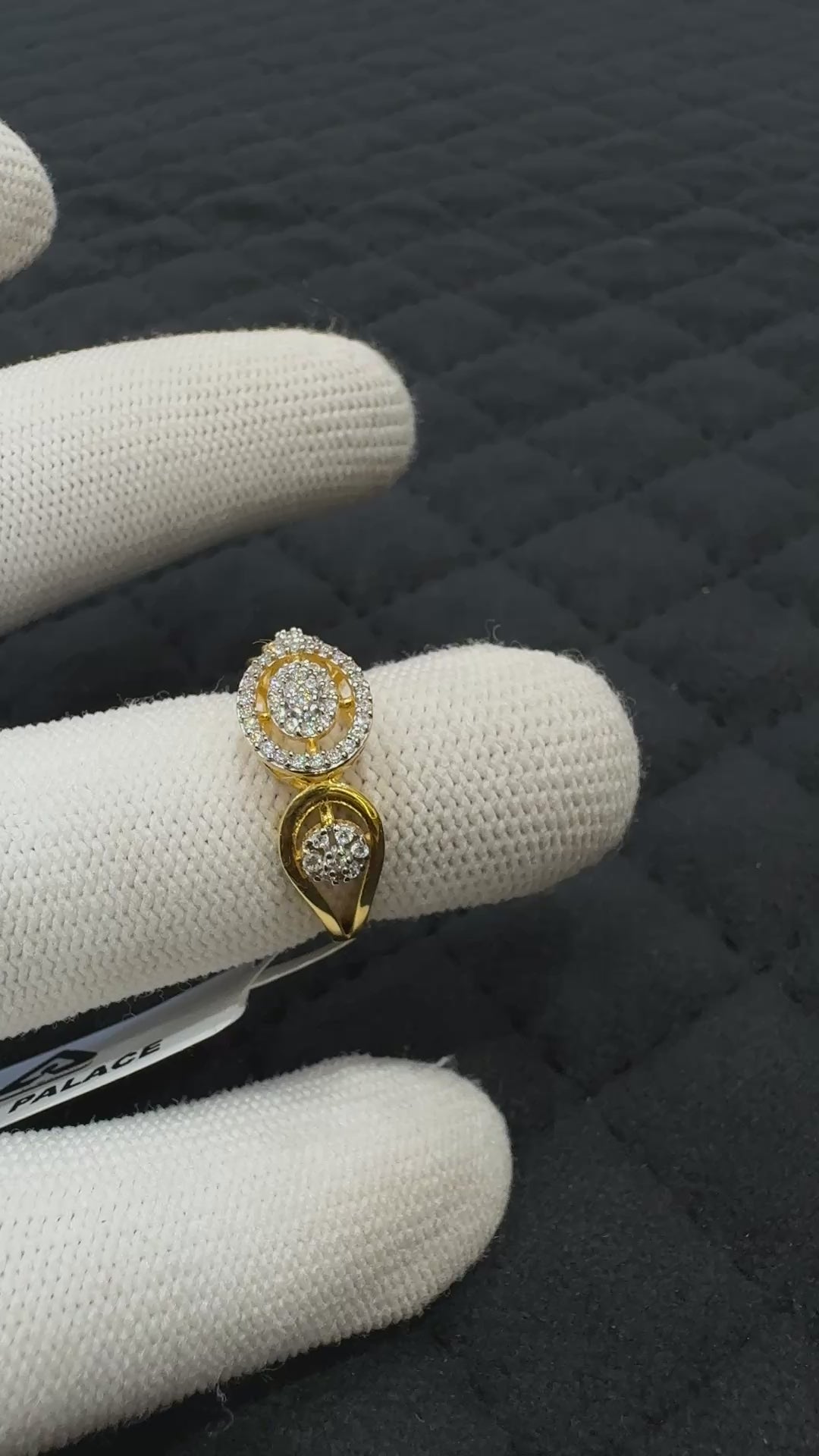 Trendy 925 Sterling Silver Round Cut Cubic Zirconia Ring for Women  Fashion Cocktail Jewelry