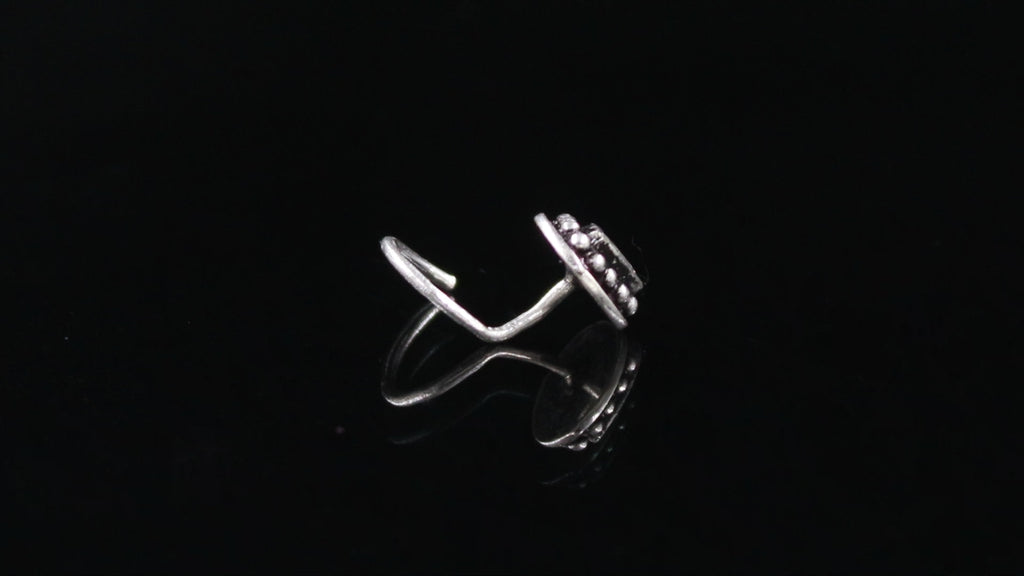 Brilliant Round CZ Nose Pin – 925 Sterling Silver Everyday Wear