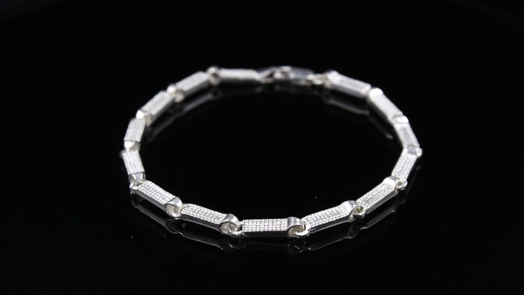 Link Bracelet 925 Sterling Silver Men’s Jewellery – Perfect Gift for Husband