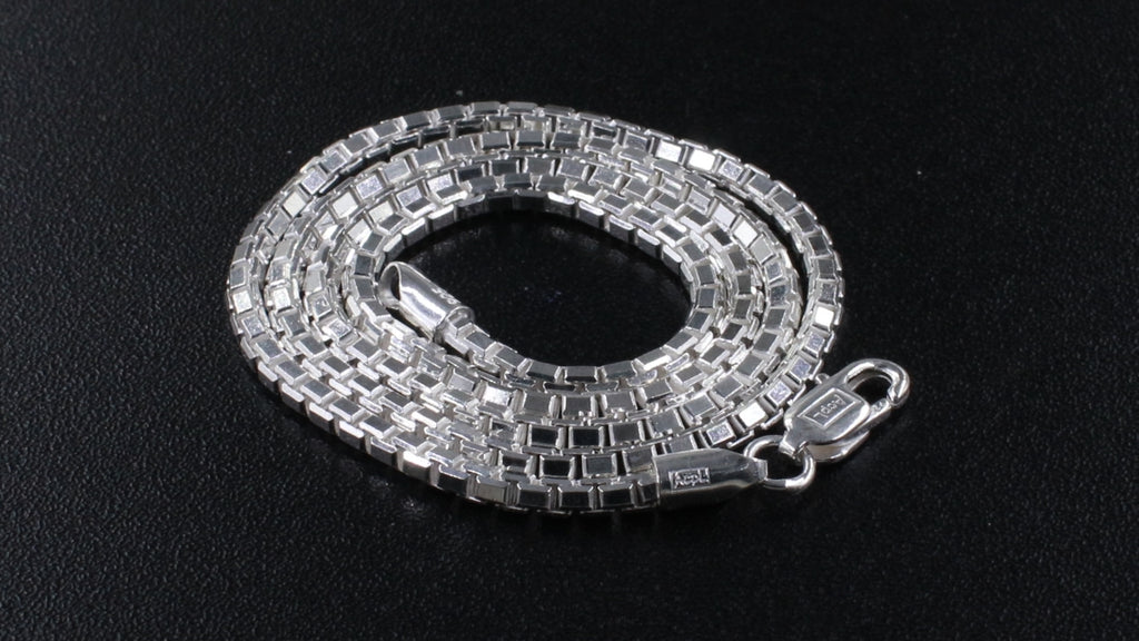 Handcrafted 925 Sterling Silver Chain Necklace For Women