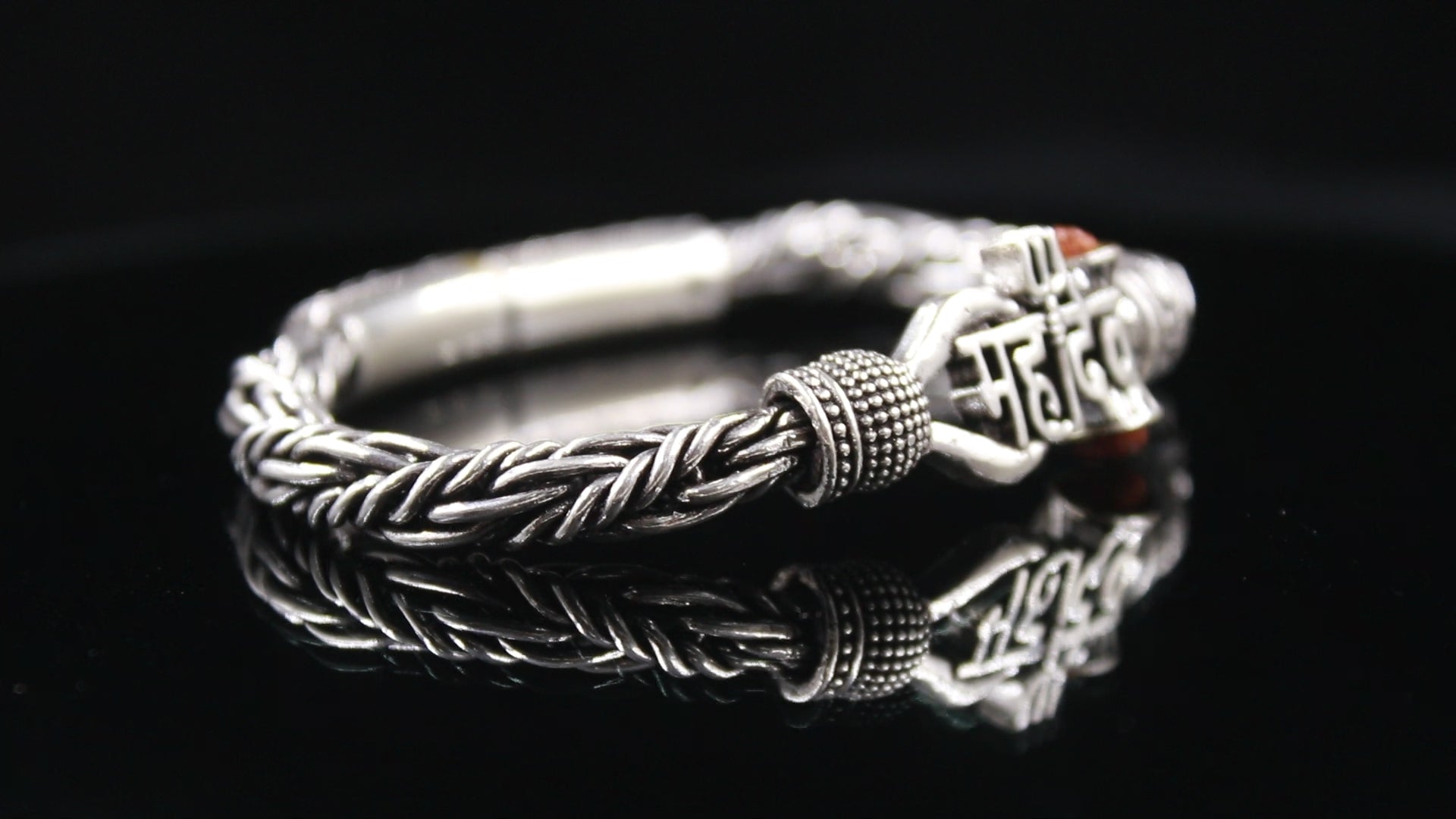 Handmade Bracelet Lord Shiva/Mahadev Bracelet 925 Silver Jewellery