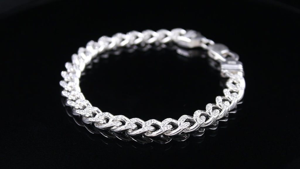 Chunky Link Bracelet in 925 Sterling Silver - Silver Jewellery