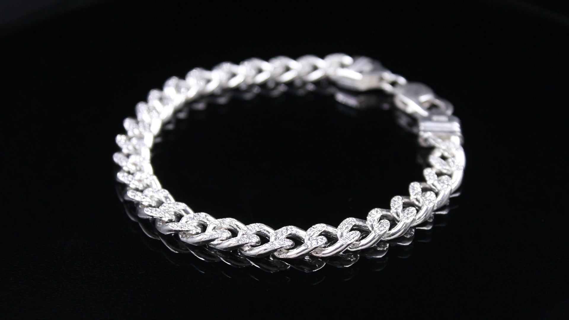 Chunky Link Bracelet in 925 Sterling Silver - Silver Jewellery