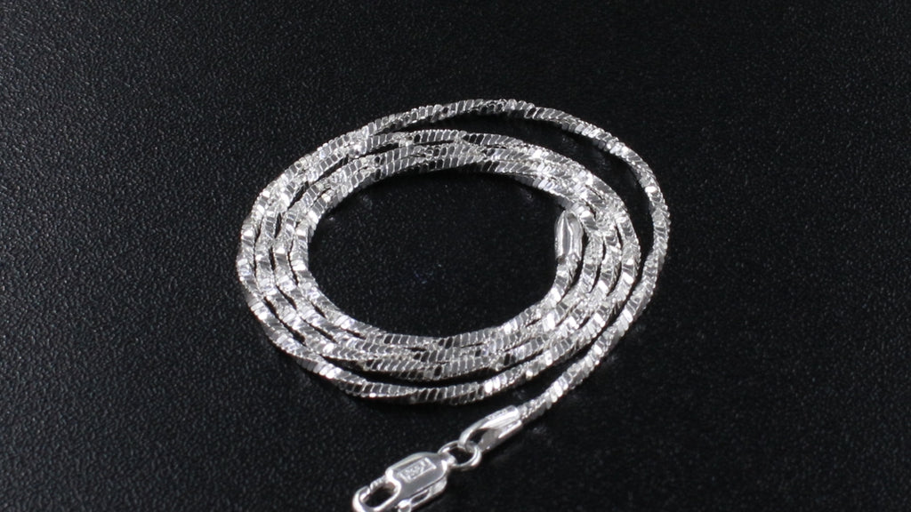 925 sterling silver Chain Necklace Jewelry Gift for Her | Layering Necklace